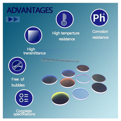 Teknik uygulamalar için yüksek sıcaklığa dirençli ve korozyona dirençli şeffaf Kuvars cam plaka
