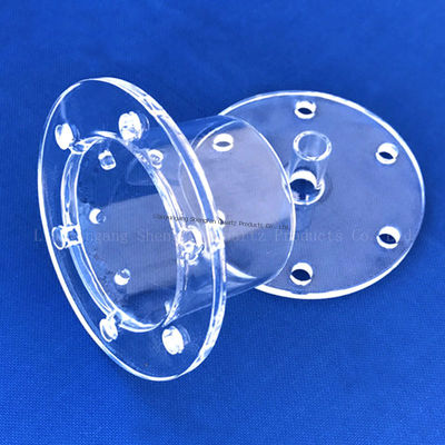 1-100 mm kalınlığı ve 1732 ° C erime noktası ile özel mühürlü kuvars cam tüpü