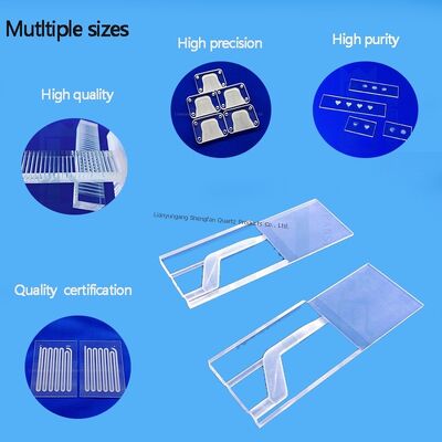 Yüksek Akışkanlık Özel Boyutlu Yüksek Sıcaklığa Dirençli Erimiş Silika Kuvars Cam Plağı