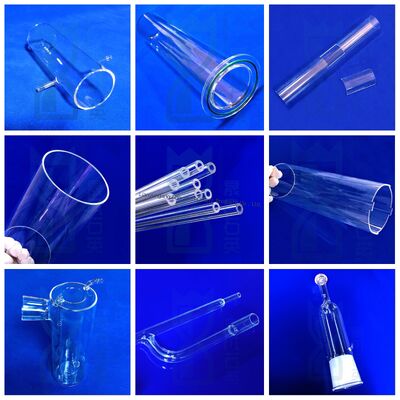 1100°C Çalışma Sıcaklığı, %99,99 SiO2 Saflığı ve Yüksek Işık Geçirgenliğine Sahip Füzyon Silika Kapiler Kuvars Cam Tüp