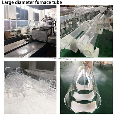 99.99% SiO2 saflığı ve 1100°C çalışma sıcaklığı ile fabrika üretimi yüksek sıcaklığa dayanıklı Kuvars cam tüpü