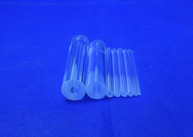 Silikon Dioksit Kuvars Isıtıcı Tüp, Uv Cam Tüp 1683 Derece Santigrat Yumuşama Noktası Sigortalı Silika Kılcal