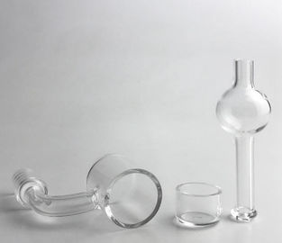 Tek Cam Banger Yüksek Sıcaklık Cam 1732 ° C Erime Noktası 14mm Erkek Kuvars Cam Çivi