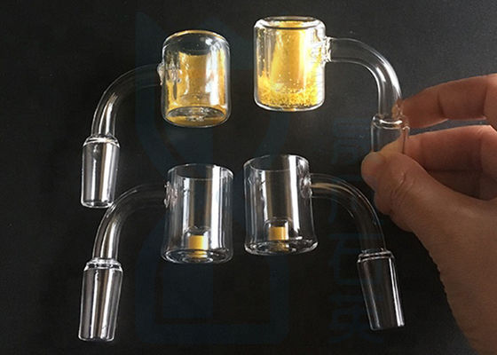 14mm Ortak Kuvars Banger ile Terp İnciler Dab Rig Cam Sigara Boru Için Carb Cap