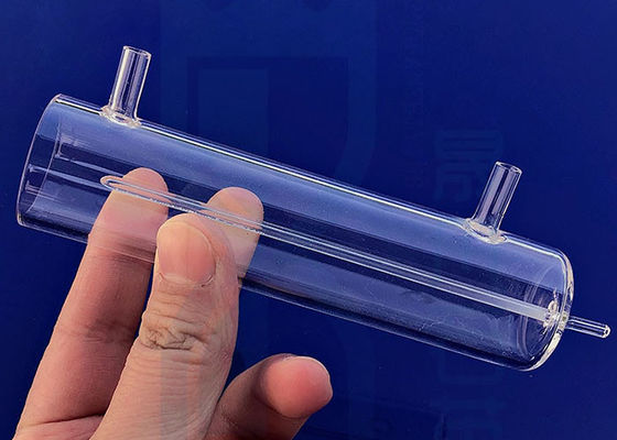 Lab Çift Duvarlı SIO2 Kuvars Cam Tüp Ceketli Temperleme Kuvars Cam Tüp