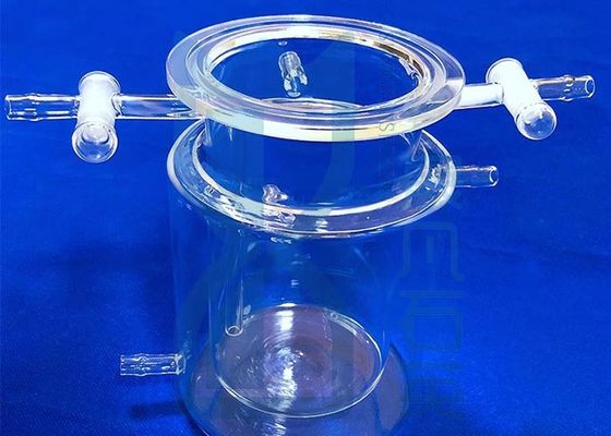 Morse6.5 Flanşlı Kuvars Reaktör Tüpü Taşlama Ağızlı