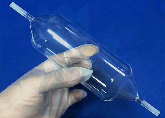 Termal olarak istikrarlı, hava kabarcıkları olmayan ve yüksek ışık iletimine sahip şeffaf kuvars cam tüpü