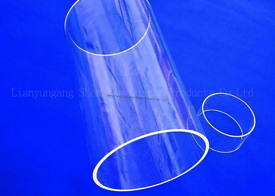 Büyük Çaplı Şeffaf 2.2g / Cm3 Sigortalı Silika Tüpü