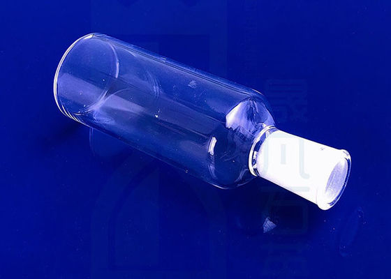 2.2g / Cm3 Kuvars Reaktif Şişesi Vida Dişli Kapaklı Şeffaf Erimiş Silika