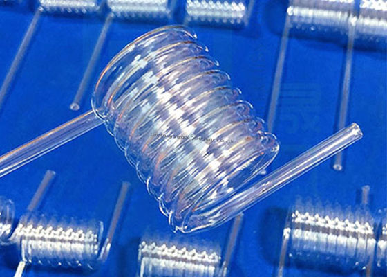 Yüksek sıcaklığa dirençli UVC ışığı için 300 mm OD Açık Kuvars Cam Tüp