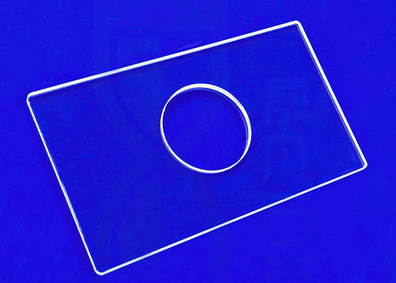 Led Ürün Koruma Penceresi İçin Uv Uvc Alkali Direnç Kuvars Cam Levha