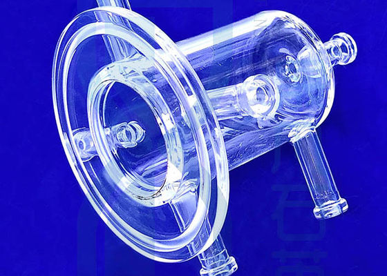 Morse 6.5 Kimya Endüstrisi için Özelleştirilmiş Cam 2.2g / Cm3 Kuvars Laboratuvar Gereçleri