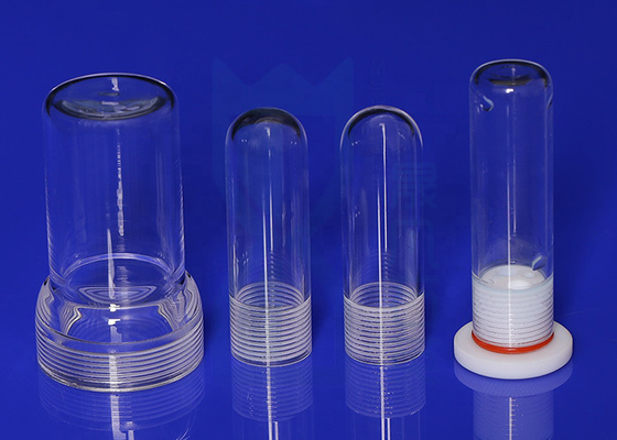Vidalı Şeffaf Özel Laboratuvar Reaktif Şişesi 1750 ℃ ​​Erime Noktası