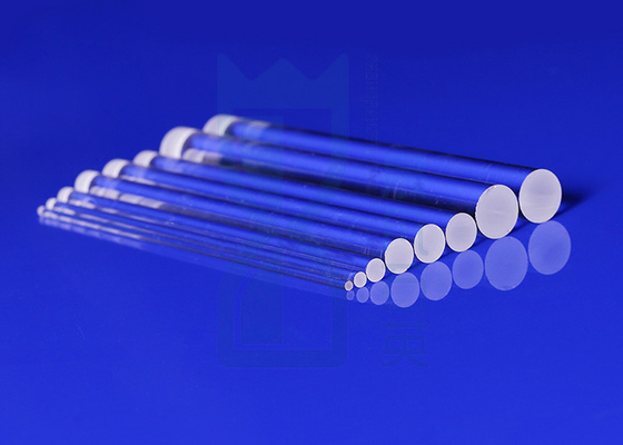 2.2g/Cm3 Kuvars Çubuk %92 Erimiş Yüksek Sıcaklık Şeffaf Şeffaf
