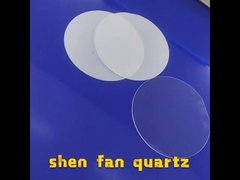 Temizle Adım Kaynaşmış Kuvars Plaka Parlatma Şeffaf Pencere Hava Kabarcığı Yok