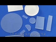 0.3mm Kuvars Cam Plaka Şeffaf Kuvars Cam Alt Tabaka Yüksek Saflıkta