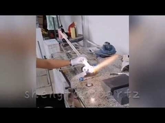 Üretim Cam Kuvars Tüp Ateş Polişlenmiş Yüksek Sıcaklıklı Eğme