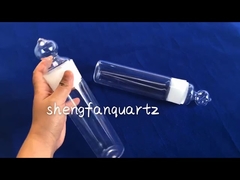 Asit ve Alkali Dirençli Kuvars Cam Temizleme Tankı 1100 ℃ Kültür Bulaşık Reaktörü