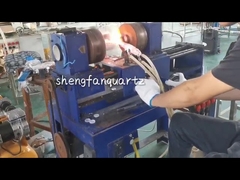 Yüksek Saflıkta İleri İşleme Yuvalı Şeffaf Erimiş Kuvars Boru