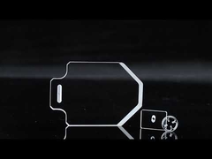 Dikdörtgen Cilalı Kuvars Cam Plaka Levha Yüksek Sıcaklığa Dayanıklı