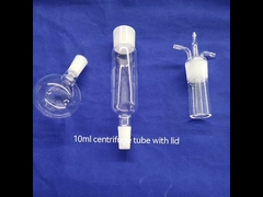 Bilim Laboratuvarı Kuvars Yangın Reaktörü Su Isıtıcısı 10 - 100ml Yağ Santrifüjü Cam Tüp