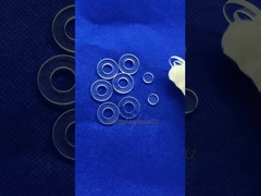 CNC özel yüksek sıcaklığa dayanıklı yuvarlak kare delme ve oluklu kuvars cam parçaları