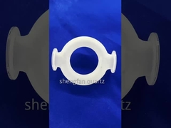 Özel yüksek sıcaklık ve korozyona dayanıklı, şeffaf olmayan kuvars malzemesi