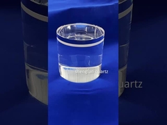 Özel yüksek ışık geçirgenliği yüksek saflık tam şeffaf yuvarlak kuvars çubuğu