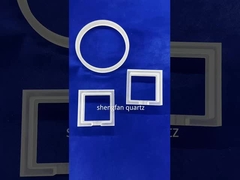 Delikli Yarı İletken Lazer Delme Şeffaf Kuvars Cam Levha