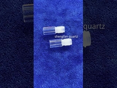 Açık Kuvars Cam Bobin Tüp İşleme 300mm OD UVC Işık