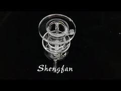 Premium Özel Çift Katmanlı Fotokatalitik Reaktör Korozyona Dayanıklı Şeffaf Kuvars Cam Enst.