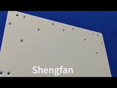 Büyük Eklemli Şeffaf Yüksek Saflıkta Fırın Kuvars Boru Flanşı