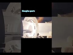 Özelleştirilmiş yüksek sıcaklığa dayanıklı ve korozyona dayanıklı şeffaf kuvars flanşı