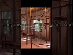 Şeffaf Kuvars Disk Gözetleme Camı Levhasını Görüntüle Yüksek Sıcaklık Dayanımı Demosu