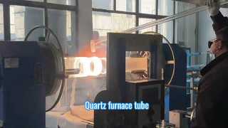Fabrika yapımı geniş çaplı, yüksek sıcaklığa dayanıklı erimiş kuvars cam tüpler